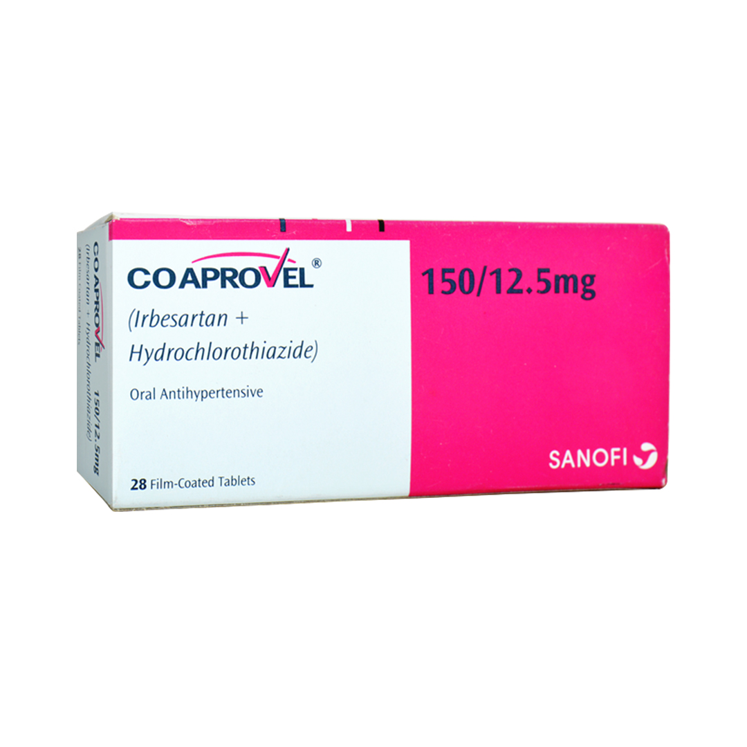 buy online Co-aprovel [150/12.5mg] Tablet 28's   Qatar Doha