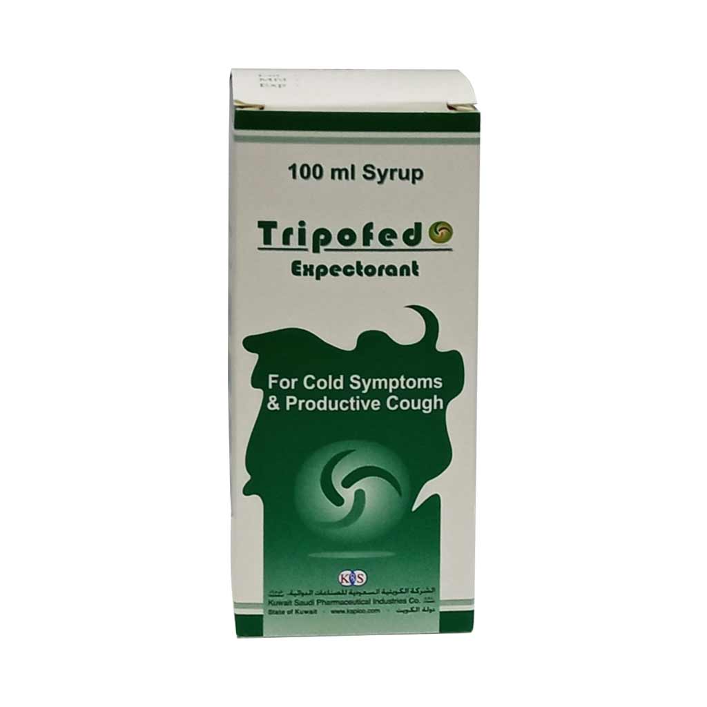 buy online Tripofed Expectorant Syrup 100ml   Qatar Doha