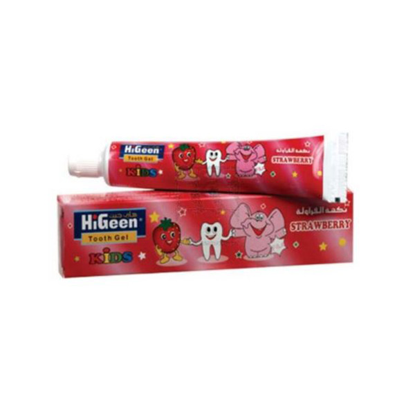 Higeen Kids Tooth Gel 60Gm - Assrtd product available at family pharmacy online buy now at qatar doha