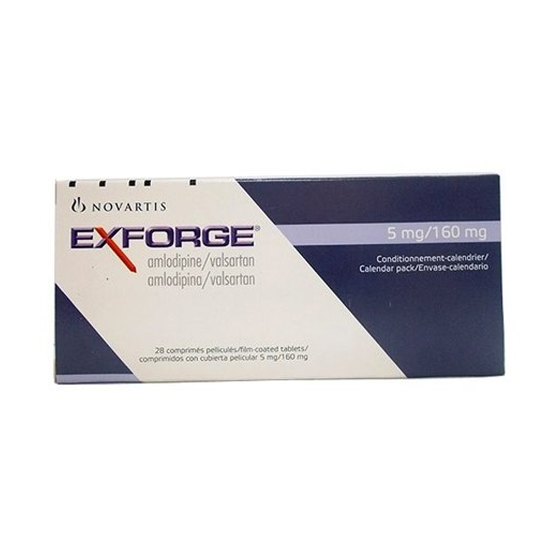 buy online Exforge [5mg/160mg] Tablets 28's   Qatar Doha