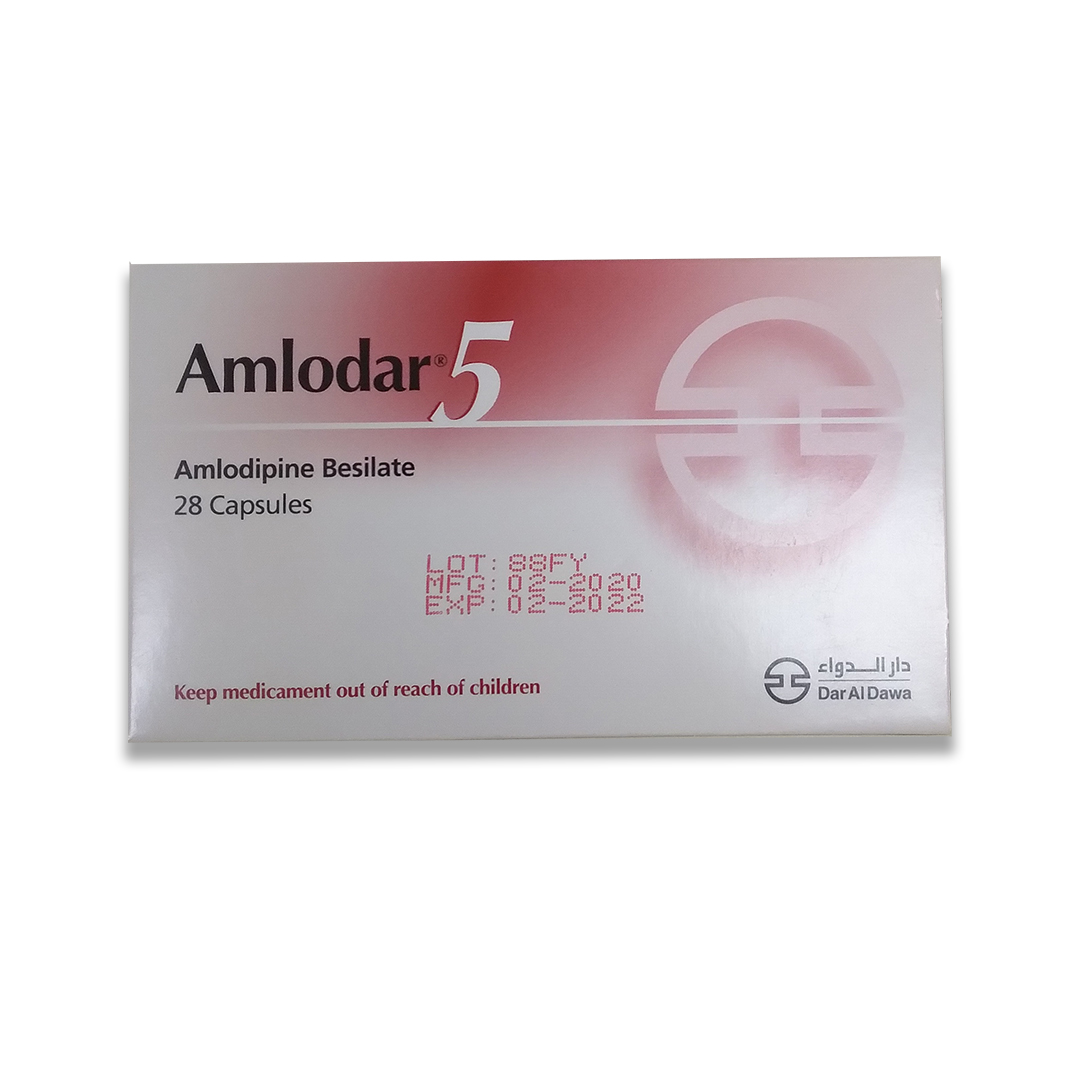 buy online Amlodar [5mg] Capsules 28's   Qatar Doha
