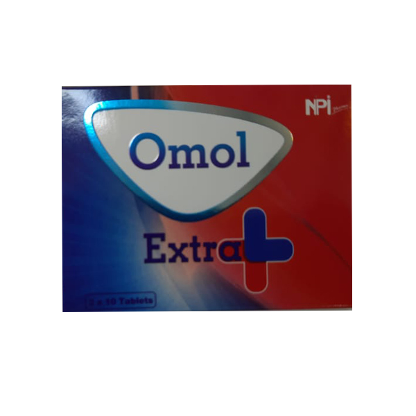 buy online Omol Extra Tablets 20's   Qatar Doha