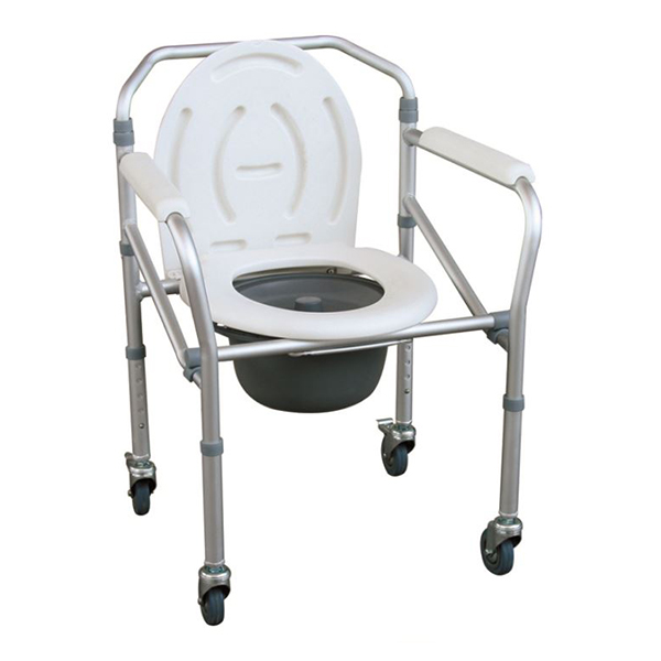 buy online 	Commode Chair With Wheels - Lrd Ld40038  Qatar Doha