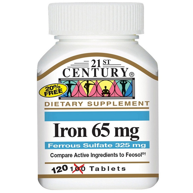buy online Iron [65Mg] Tablets 120'S 21St 1  Qatar Doha