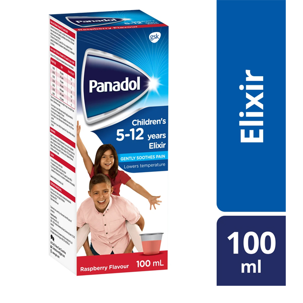 buy online Panadol [5-12 Yeras] Elixir 100ml   Qatar Doha