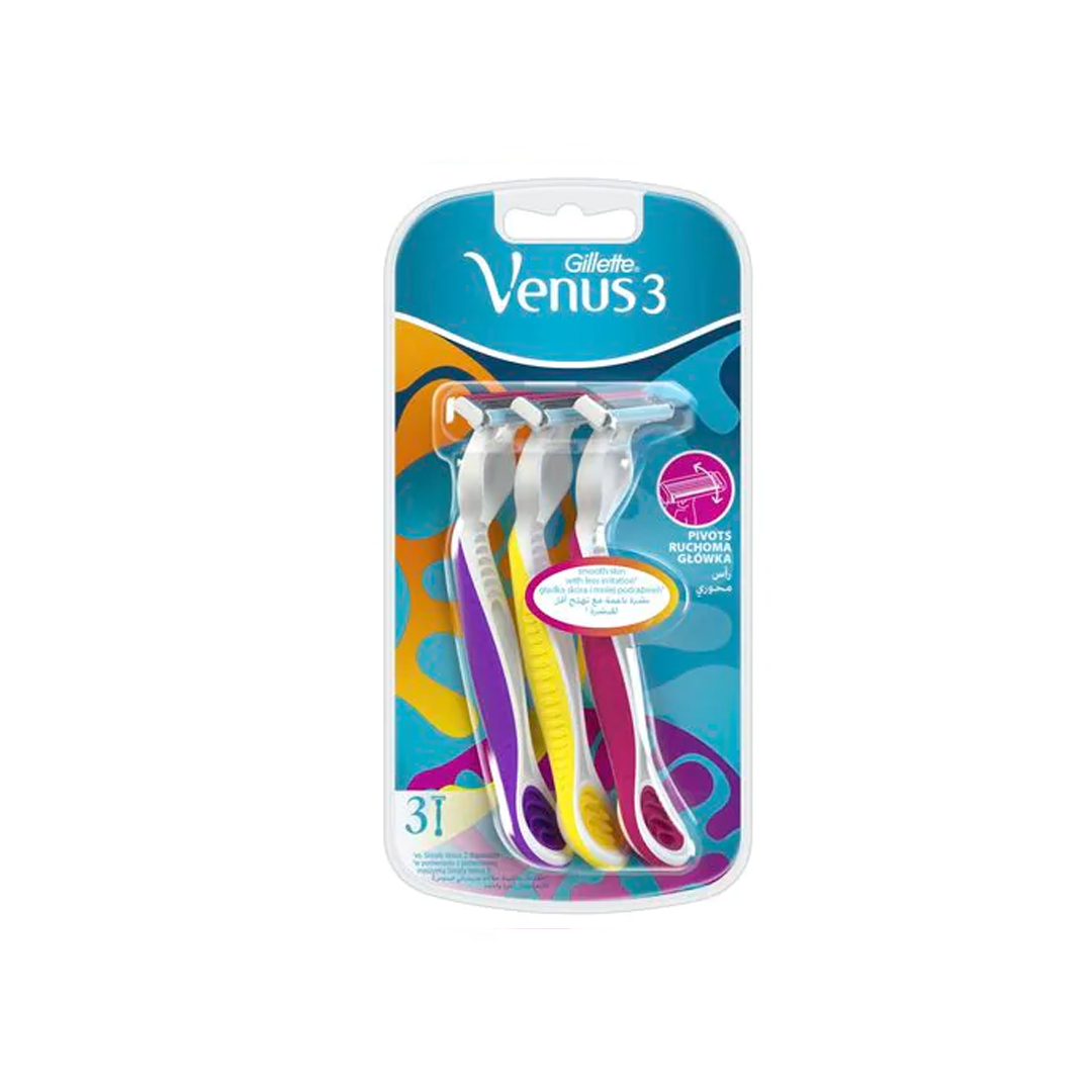 buy online Gillette Simply Venus 3 Plus Razor 3's   Qatar Doha