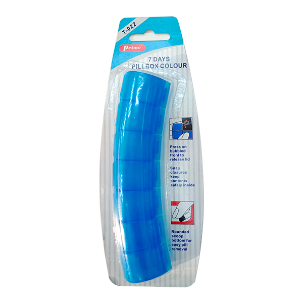Pillbox Colour [T-022) 7 Days Prime product available at family pharmacy online buy now at qatar doha