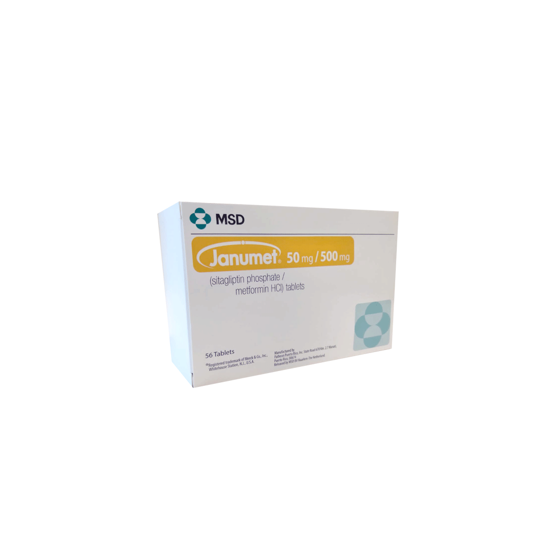 buy online Janumet [50mg/500mg] Tablets 56's   Qatar Doha