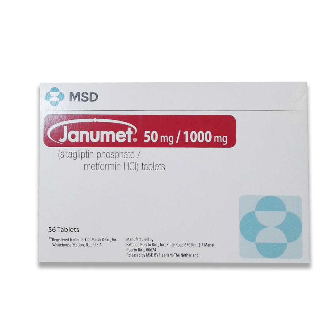 buy online Janumet [50mg/1000mg] Tablets 56's   Qatar Doha