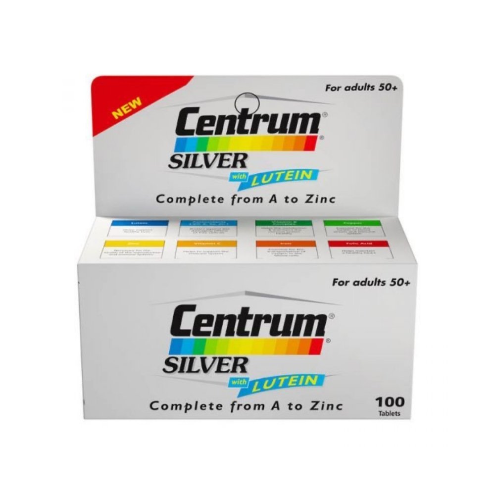 Centrum Silver With Lutein Tablets 100'S product available at family pharmacy online buy now at qatar doha