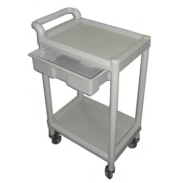 Trolley 2 Shelf 1 Draw Plastic [Lk48041-Mx-Lrd] product available at family pharmacy online buy now at qatar doha
