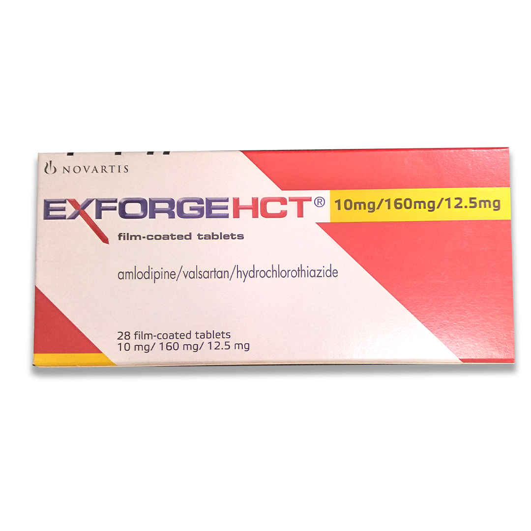 buy online Exforge Hct [10mg/160mg/12.5mg] Tablets 28's   Qatar Doha