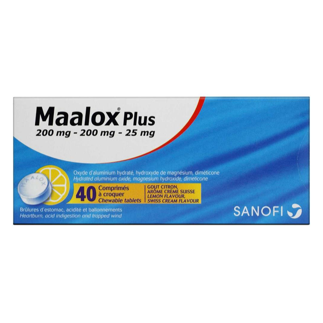 buy online Maalox Plus Tablets 40's   Qatar Doha