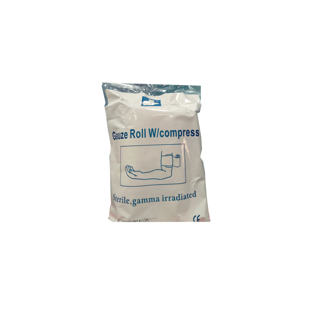 buy online 	Gauze Roll With Compress - Sft 12 X 22 Cm  Qatar Doha