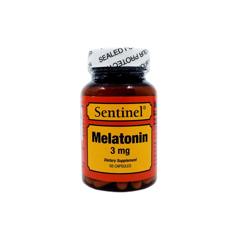 buy online Melatonin [3mg] Capsules 50's - Sentinal   Qatar Doha