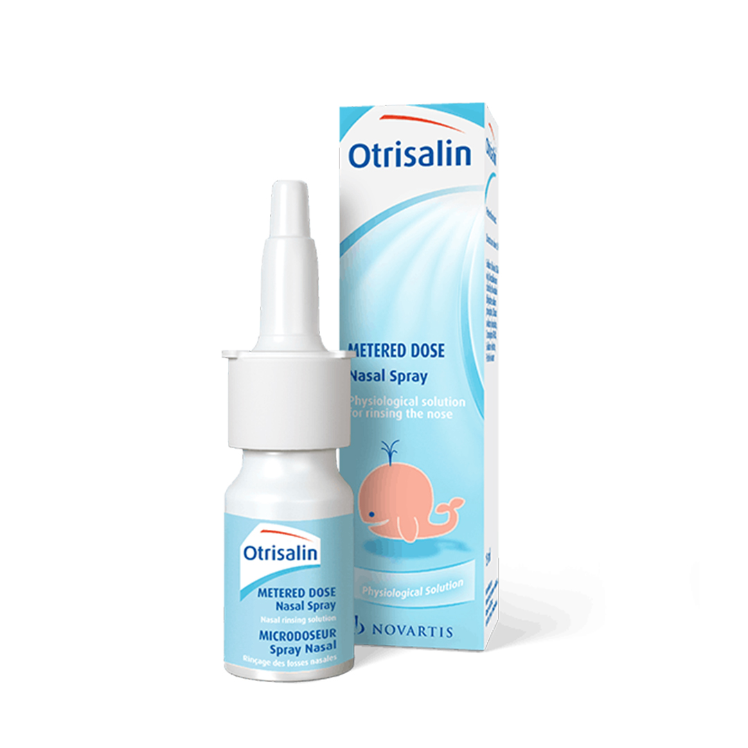 buy online Otrisalin Saline Nasal Spray 15Ml 1  Qatar Doha