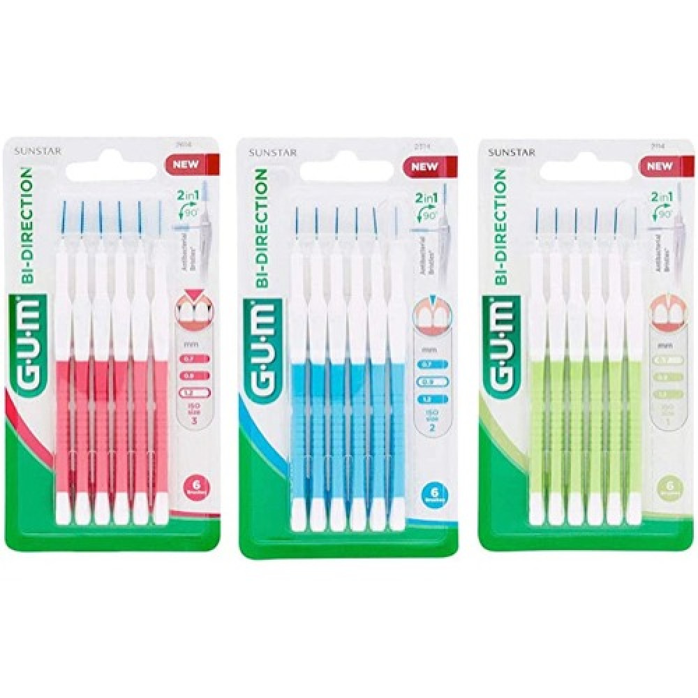 Gum Proxa Brush Bi Direction Assorted product available at family pharmacy online buy now at qatar doha