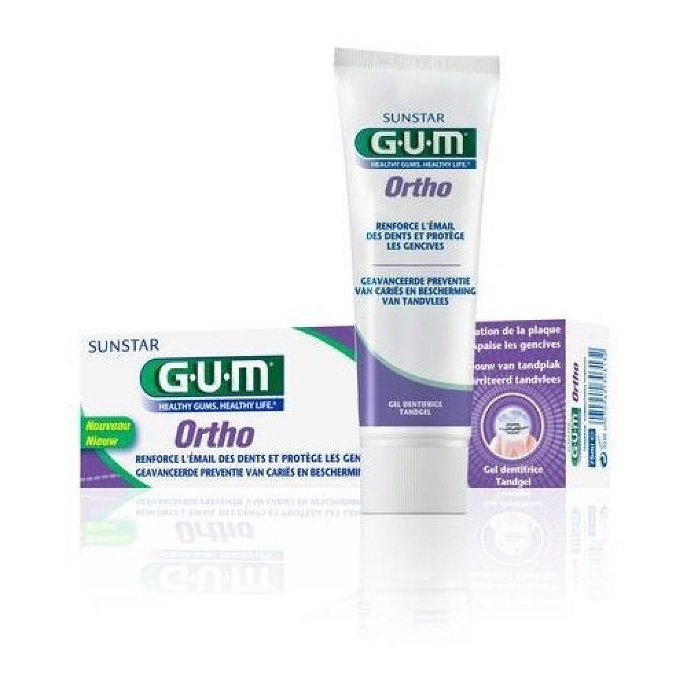 Gum Ortho Toothpaste Gel 75Ml #3080 product available at family pharmacy online buy now at qatar doha