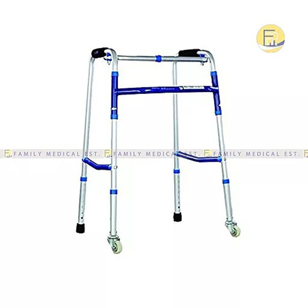 Crutches: Walker [Uni] W/Wheels 1'S Dyna product available at family pharmacy online buy now at qatar doha