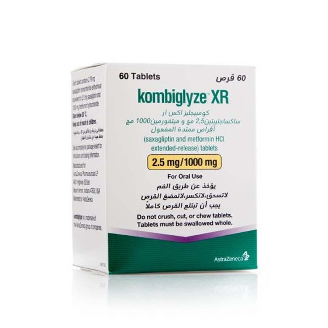 buy online Kombiglyze Xr [2.5Mg / 1000Mg] Tablets 60'S   Qatar Doha