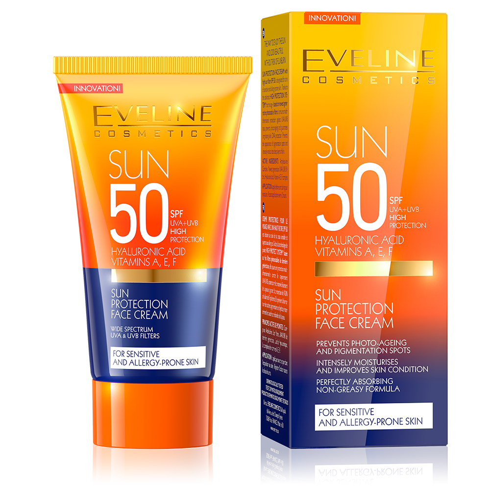 Eveline Sun Care(Spf50) Cream 50Ml product available at family pharmacy online buy now at qatar doha