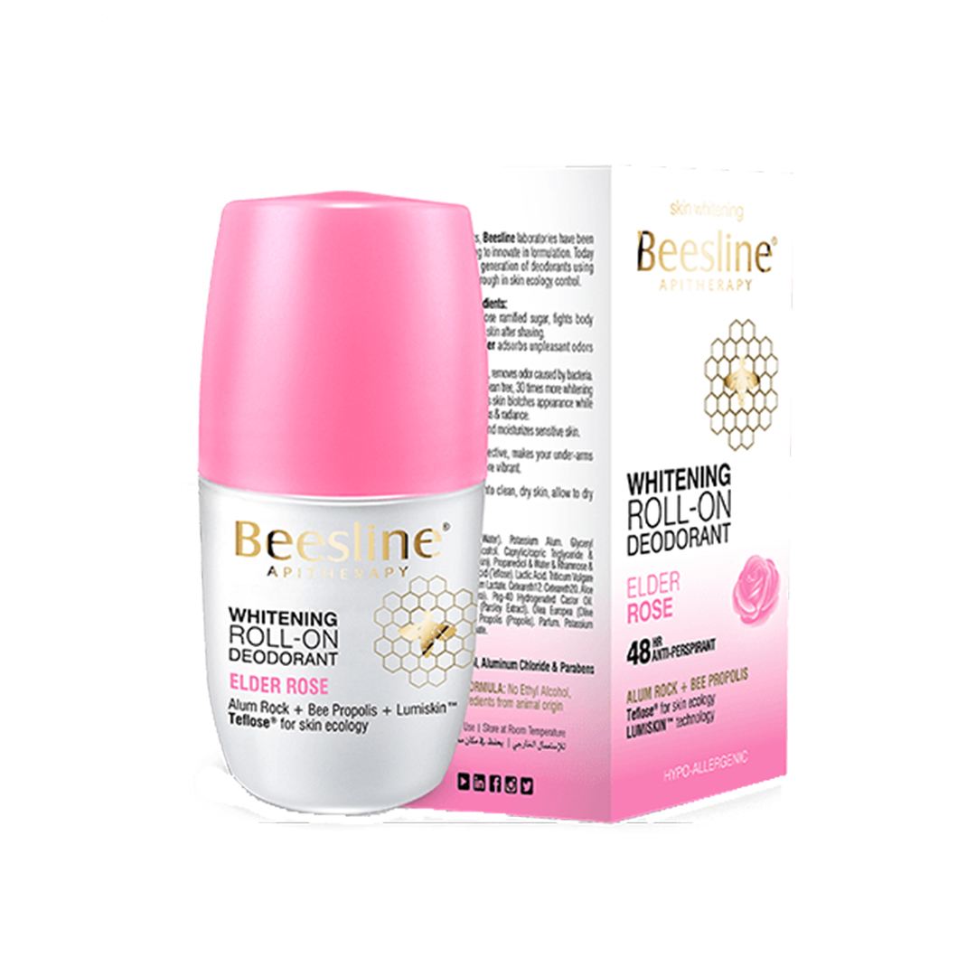Beesline Whitening Deo Elder Rose 50ml product available at family pharmacy online buy now at qatar doha