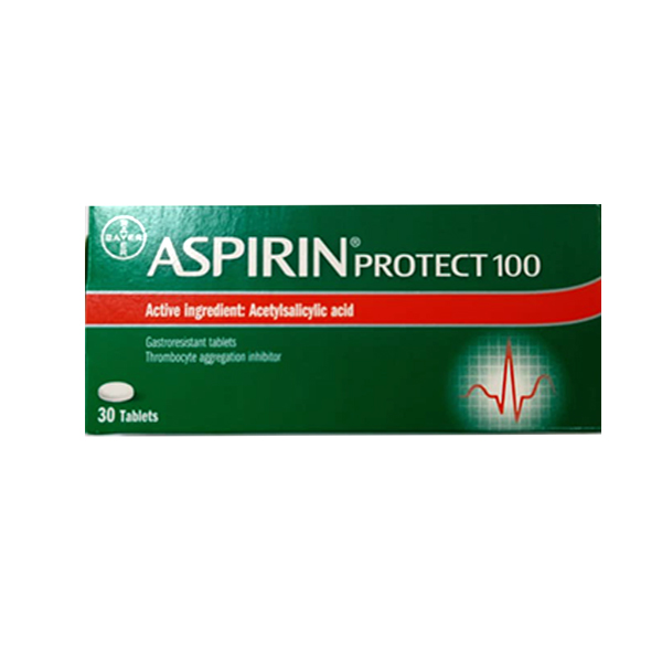 buy online Aspirin Protect 100mg Tablet 30's   Qatar Doha