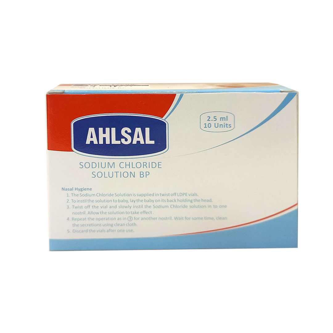 Ahlsal Sodium Chloride Solution 2.5mlx10 product available at family pharmacy online buy now at qatar doha