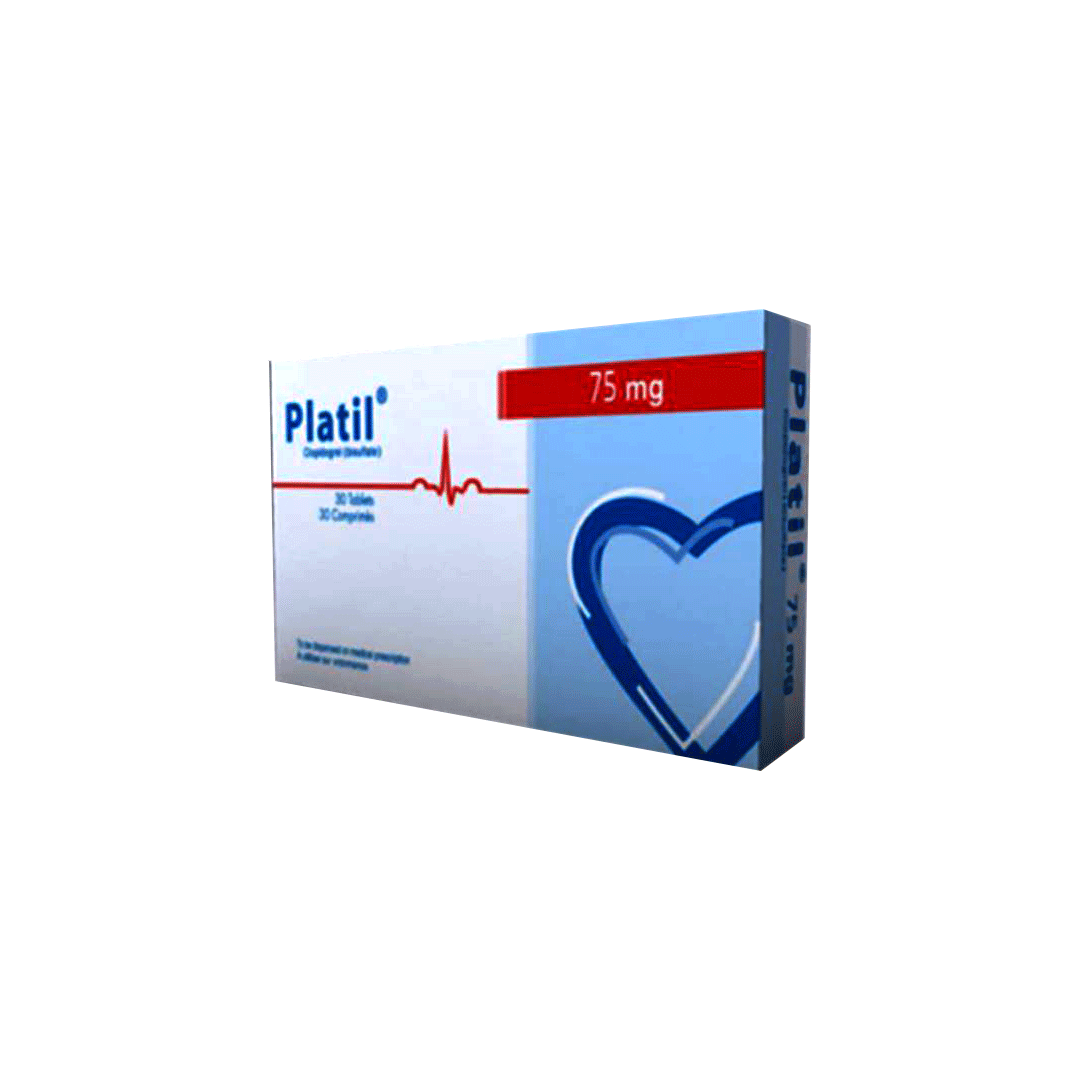 Platil( 75mg) 30 Tabs product available at family pharmacy online buy now at qatar doha