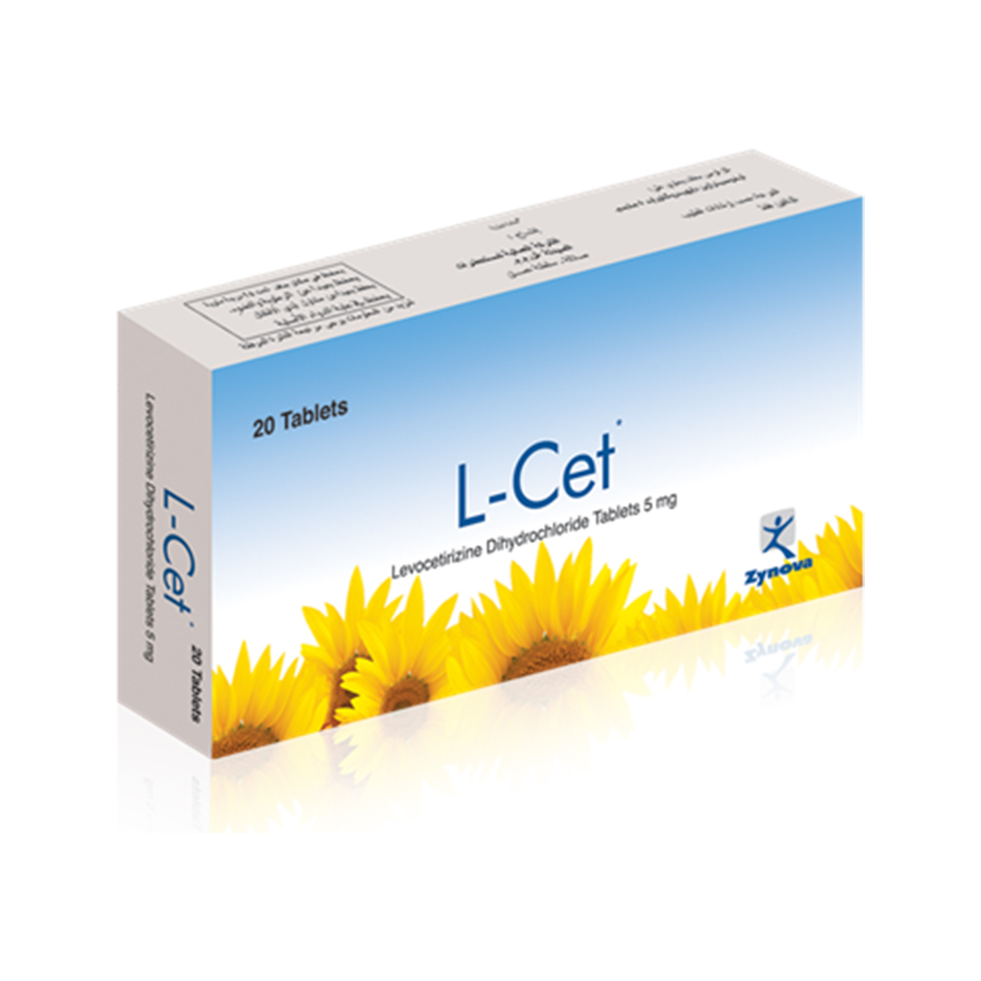 buy online L-cet [5mg] Tablet 20's   Qatar Doha