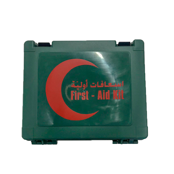 buy online First Aid Box Plastic Green - Lrd Filled  Qatar Doha