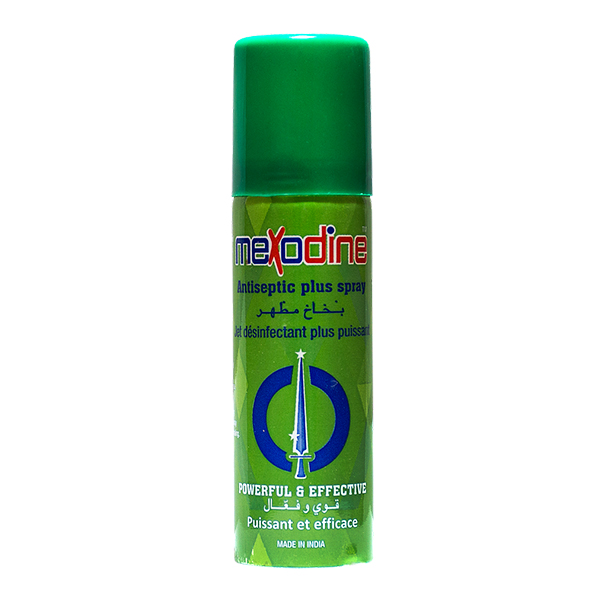 Mexodine Antiseptic Plus Spray 50Gm product available at family pharmacy online buy now at qatar doha
