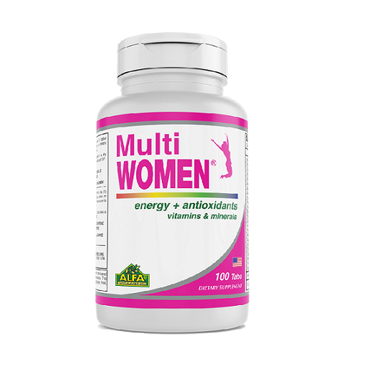 Alfa Multi Women Super Potent Tab 100.s product available at family pharmacy online buy now at qatar doha
