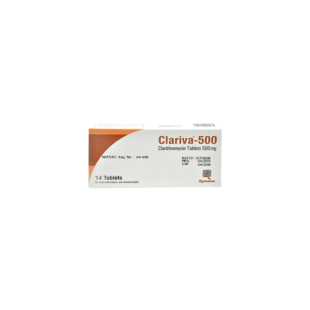 buy online Clariva [500Mg] Tablet 14'S   Qatar Doha