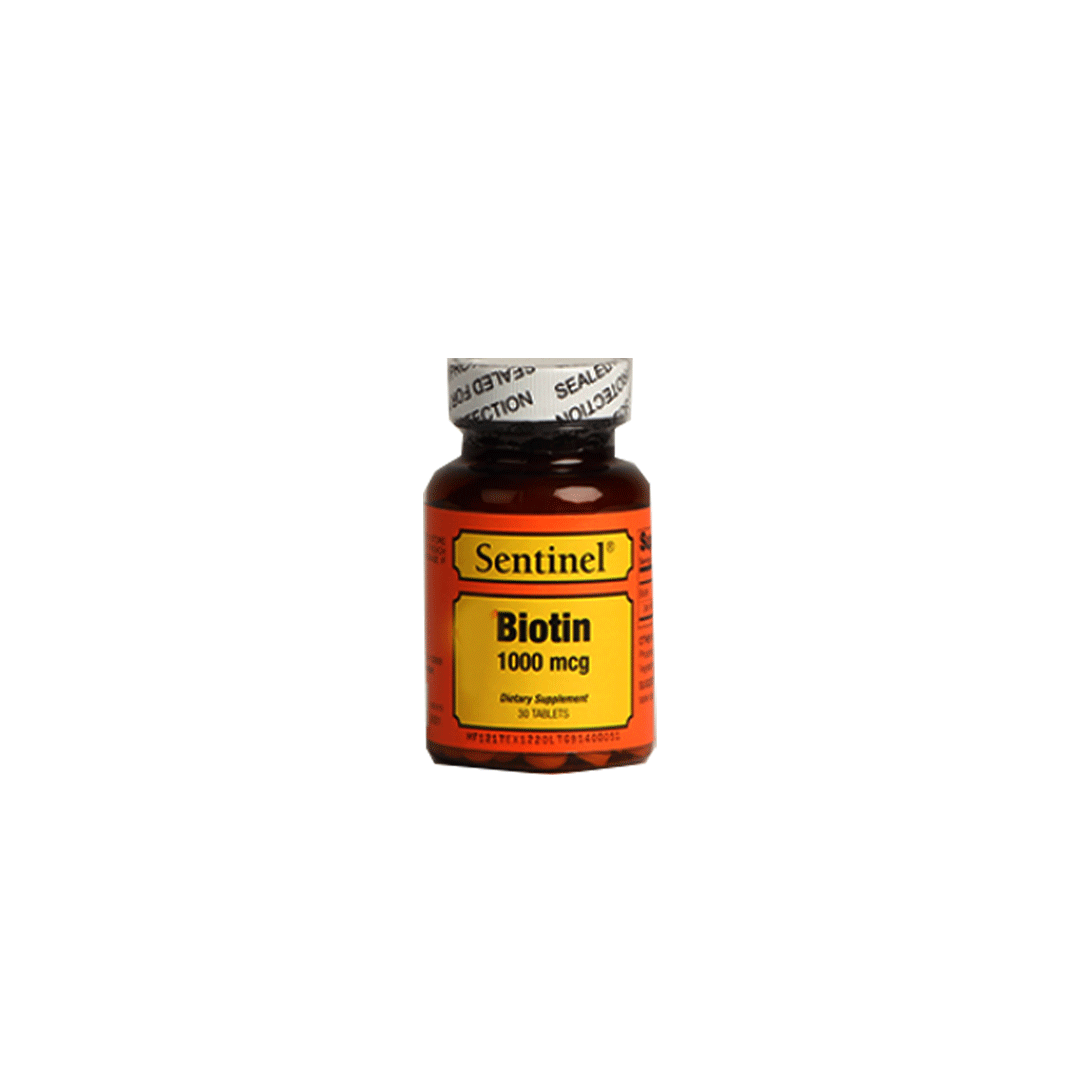 buy online Biotin-1000Mcg Dietary Suppliments 30'S - Sentinal   Qatar Doha