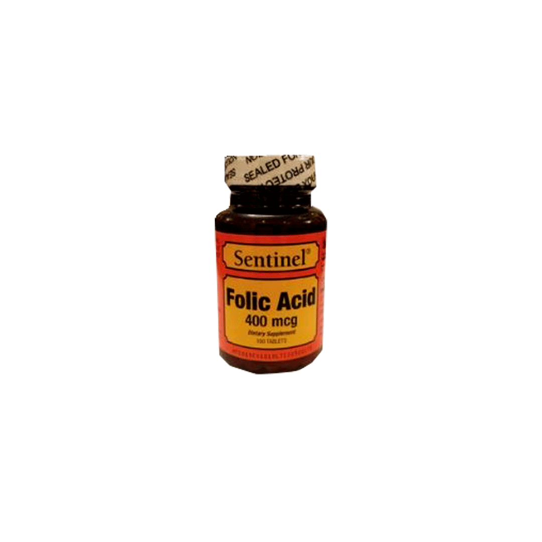 Folic Acid 400mcg Tablet 100.s Sentinel product available at family pharmacy online buy now at qatar doha