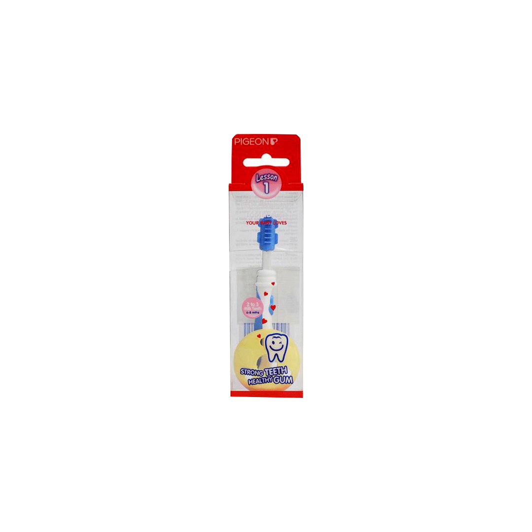buy online Pigeon Toothbrush L-1 Blue #11784   Qatar Doha