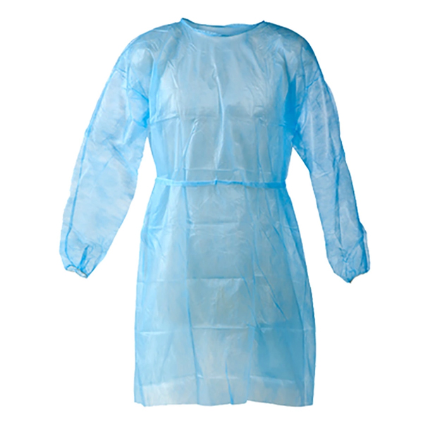 buy online 	Isolation Gown Non - Sterile - Lrd Blue  Qatar Doha