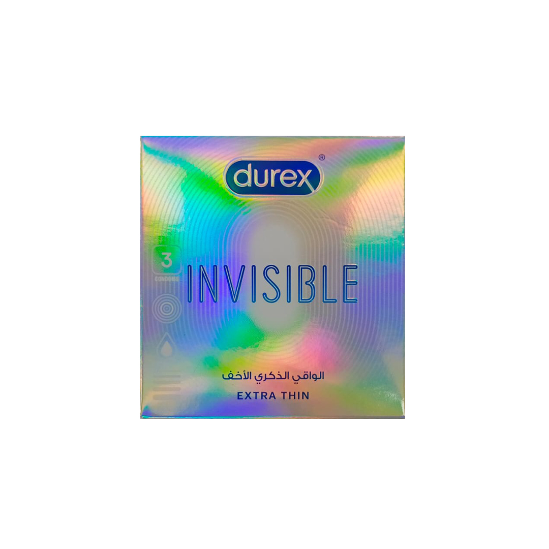 Durex Invisible Condom 3'S product available at family pharmacy online buy now at qatar doha