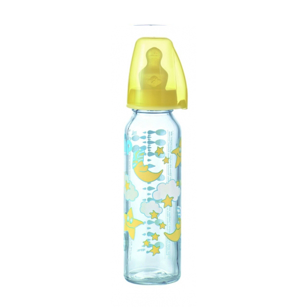 Bottle Trendy Pp Round Teat/blue (medium) 250ml [350946]-nip product available at family pharmacy online buy now at qatar doha