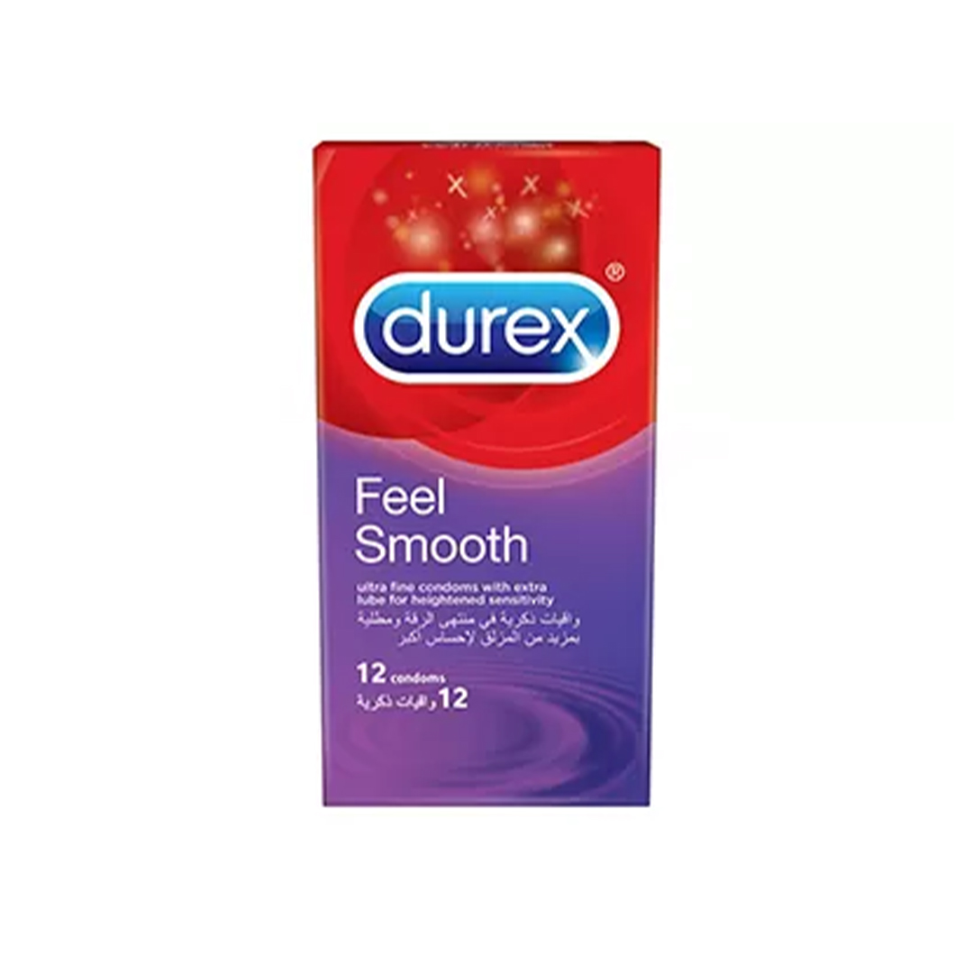 Durex Feel Smooth Ultra Fin 12'S product available at family pharmacy online buy now at qatar doha