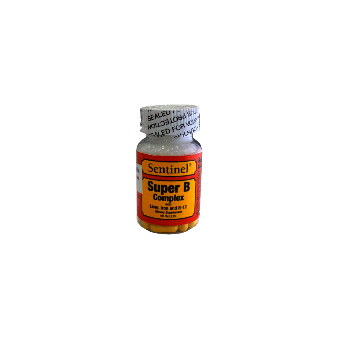 Super B-complex 60.s Sentinel product available at family pharmacy online buy now at qatar doha