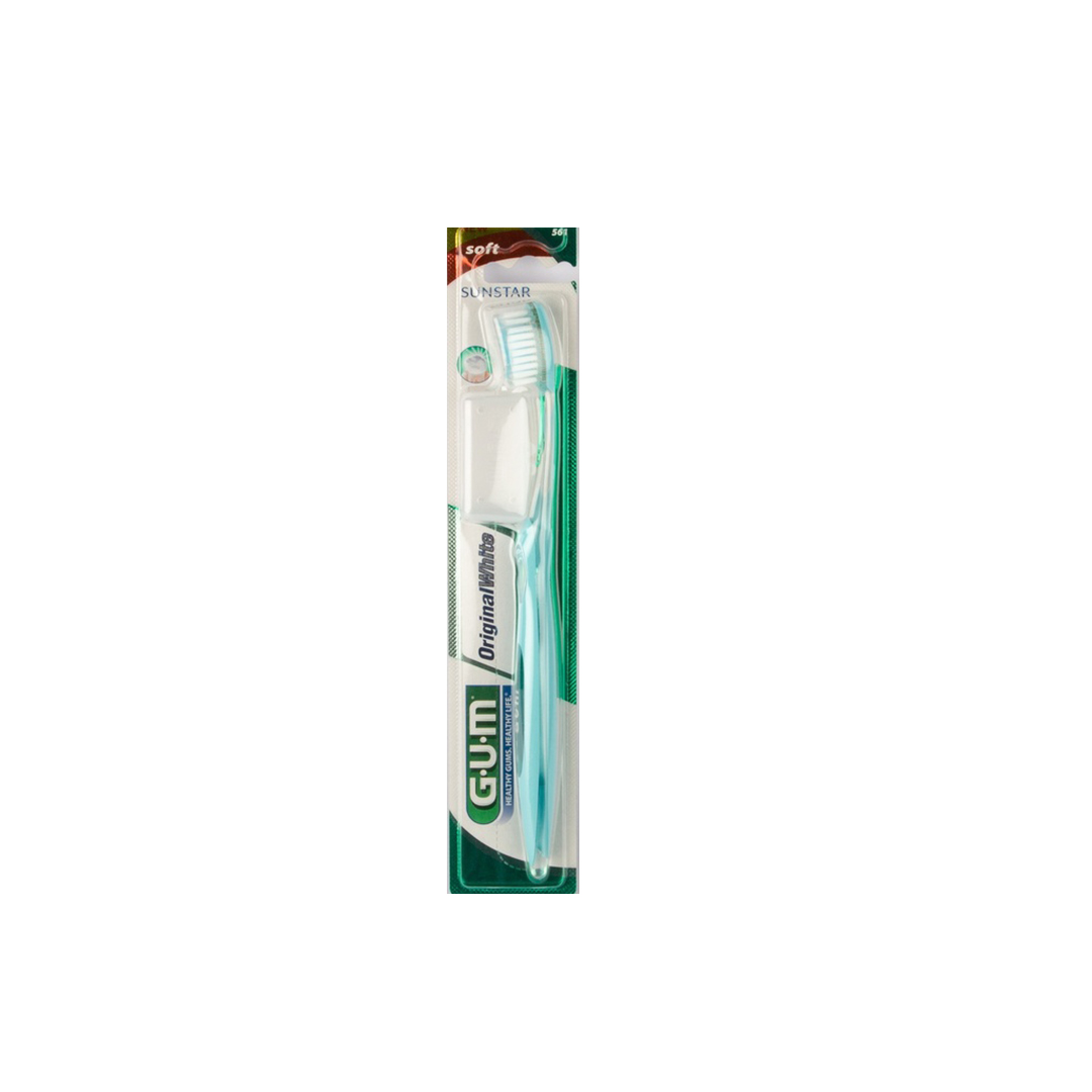 buy online Gum Original White Compact Head Soft Brush #561M   Qatar Doha