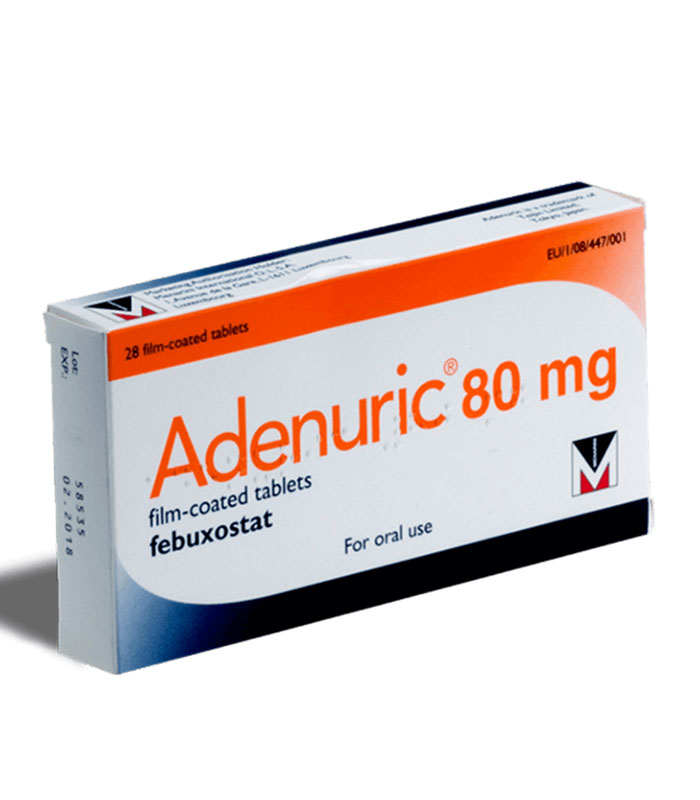 Adenuric 80 Mg Tablet 28.s product available at family pharmacy online buy now at qatar doha