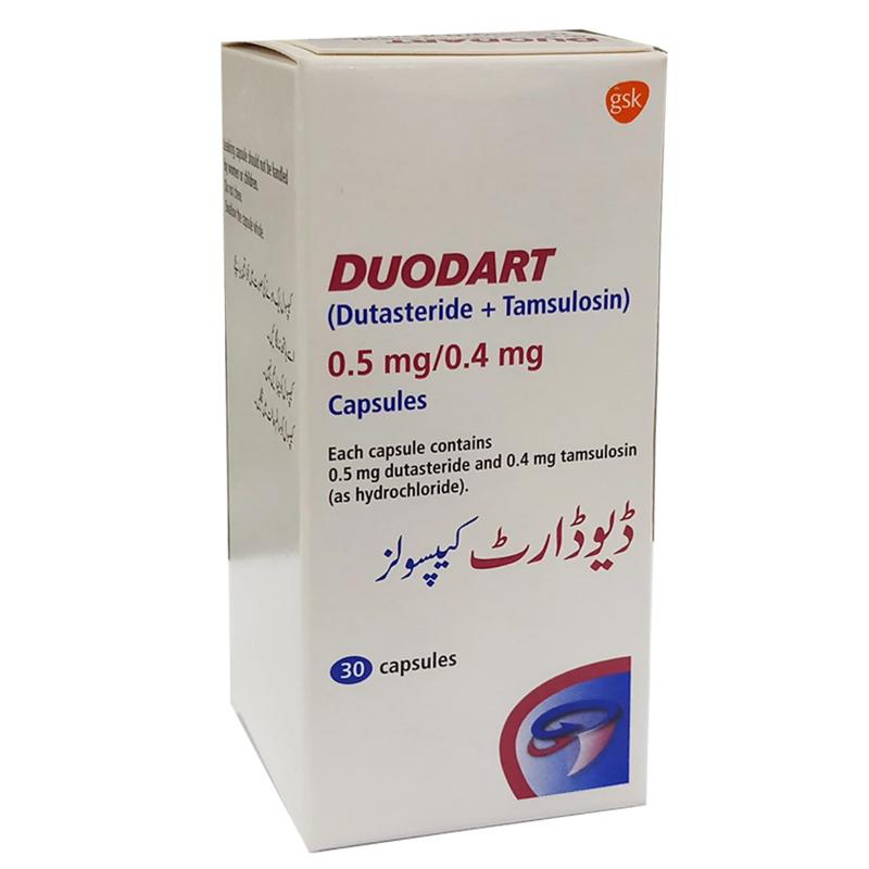 Duodart 0.5mg/0.4mg Capsules 30.s product available at family pharmacy online buy now at qatar doha