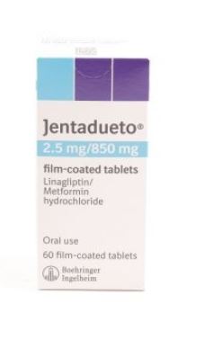 Jentadueto (2.5mg/850mg) Film Coated Tablets 60.s product available at family pharmacy online buy now at qatar doha