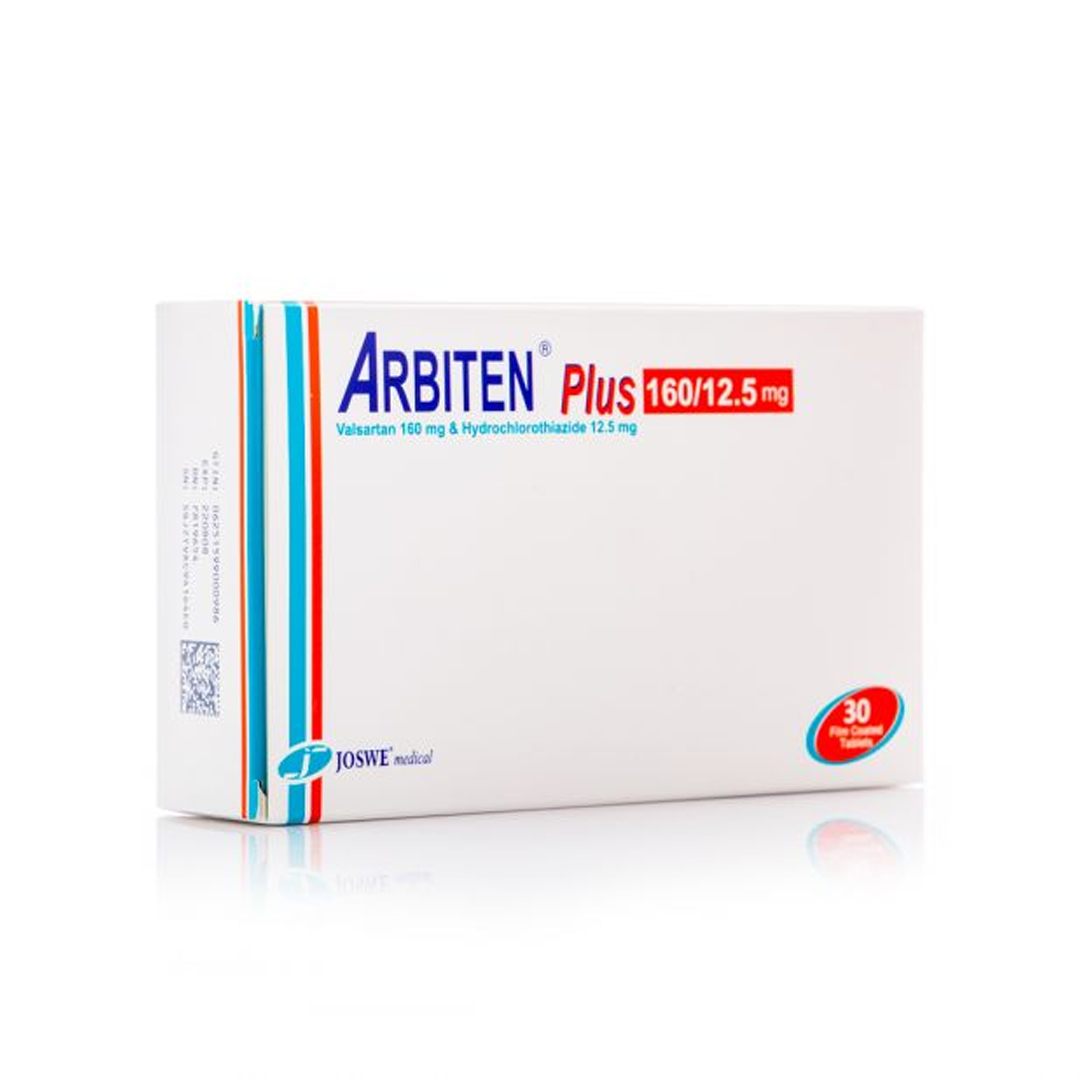 buy online Arbiten Plus 160/12.5 Mg Tablet 30's   Qatar Doha