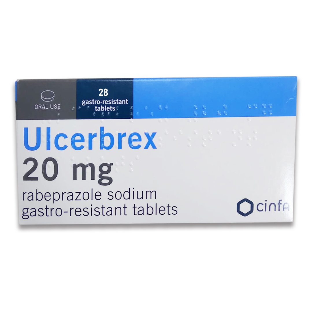 buy online Ulcerbrex 20 Mg Tablet 28's   Qatar Doha