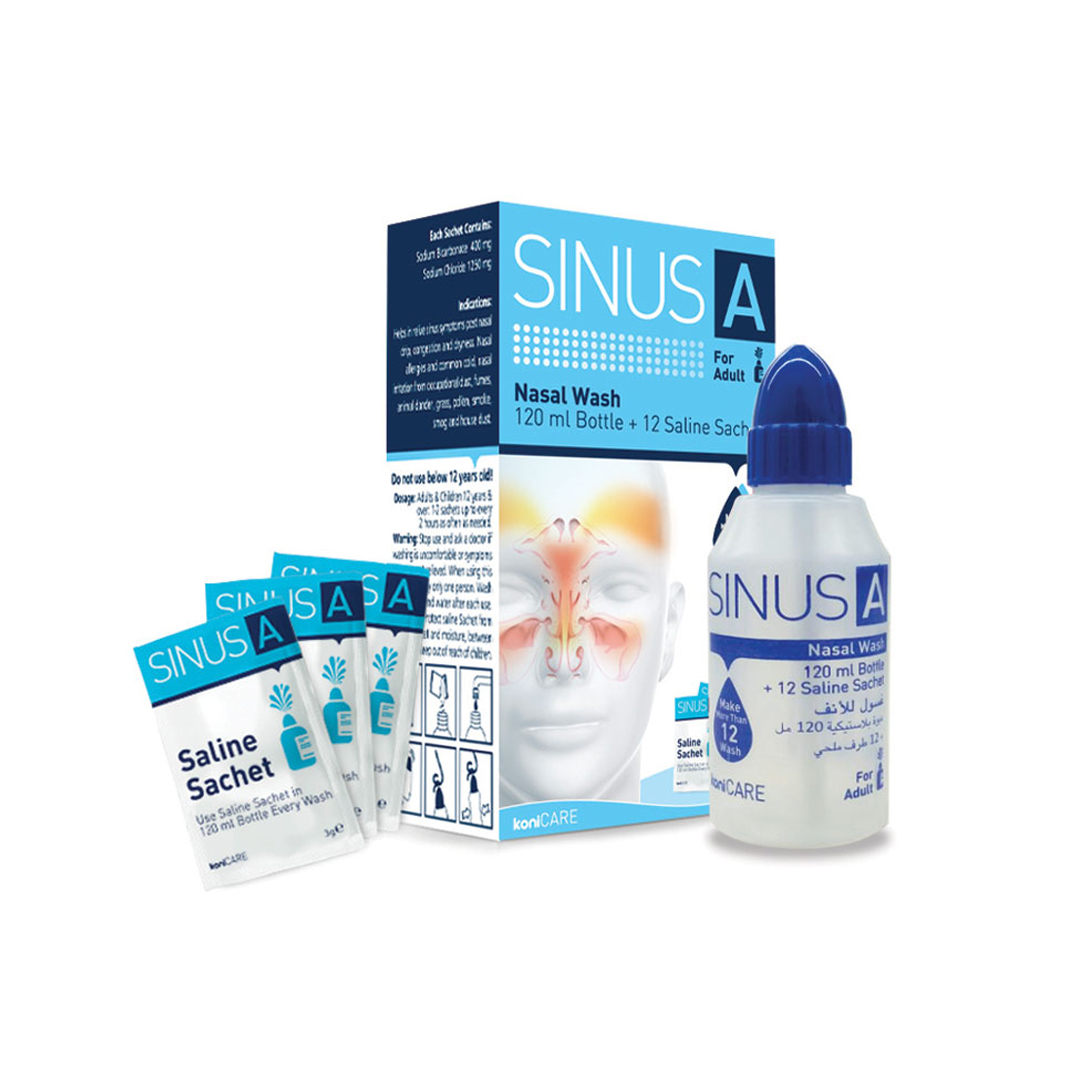 Sinus A Nasal Wash 12 Sachets product available at family pharmacy online buy now at qatar doha