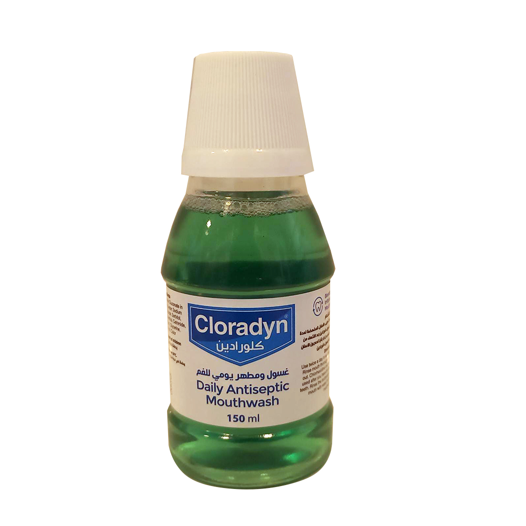 Cloradyn Mouth Wash 150 Ml product available at family pharmacy online buy now at qatar doha